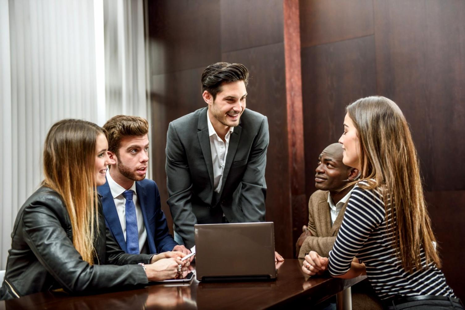 Finance professional reviewing departmental budget reports